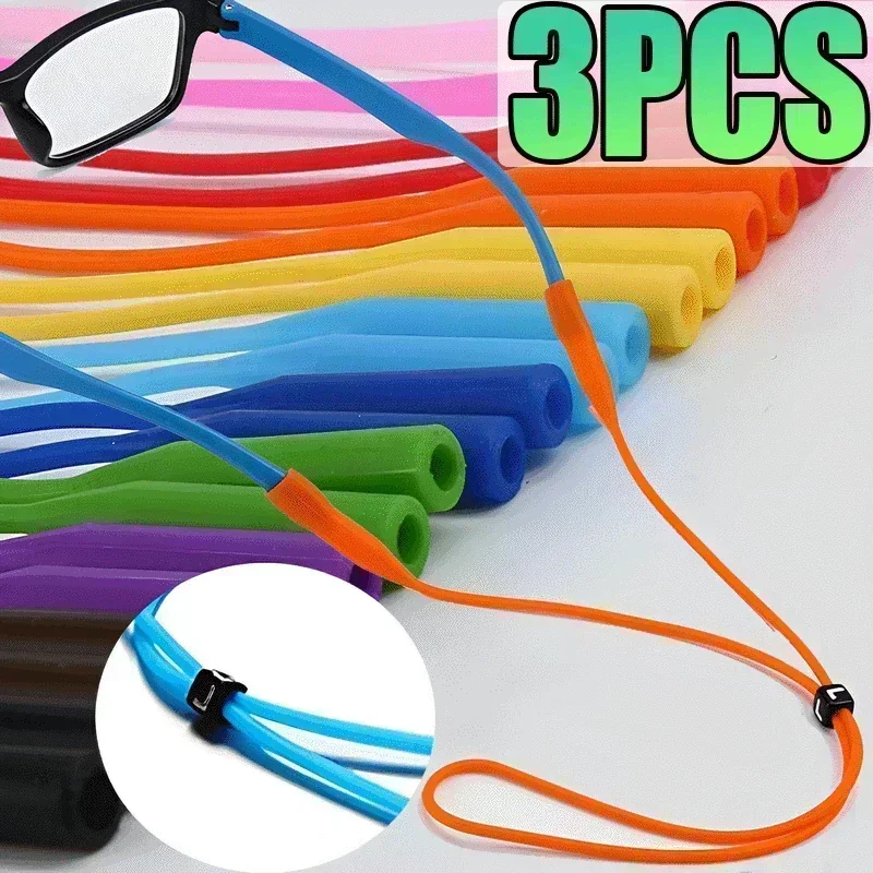 3/1 pçs cor doce elástico sili - Sunglass Retainer Cord avaliação e preço
