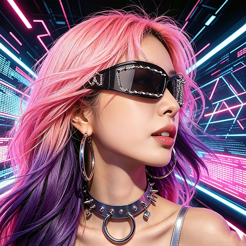 Novos Óculos Decorativos Gótic - Sunglass Retainer Cord avaliação e preço